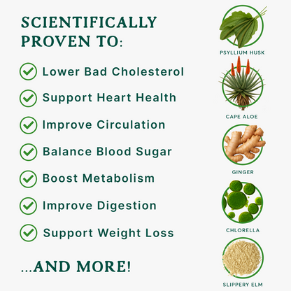 Psyllia® Heart Health™ | Psyllium Husk Capsules for Cholesterol